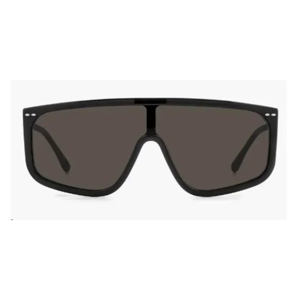 Isabel Marant NEW Elora Flat Top 52mm Iconic Edgy Sunglasses in Black - Picture 2 of 11